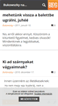 Mobile Screenshot of bukowszky.blog.hu