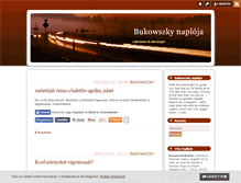 Tablet Screenshot of bukowszky.blog.hu