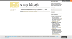 Desktop Screenshot of napihulye.blog.hu