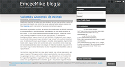 Desktop Screenshot of emceemike.blog.hu