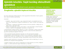Tablet Screenshot of ajandek-keszites.blog.hu