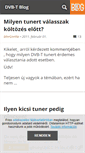 Mobile Screenshot of dvb-t.blog.hu