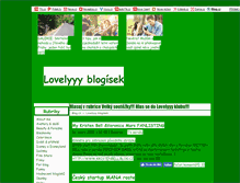 Tablet Screenshot of lovelyyyk.blog.cz