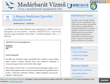 Tablet Screenshot of madarbaratvizmu.blog.hu