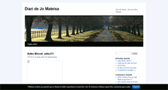 Desktop Screenshot of diaridejomateixa.blog.cat
