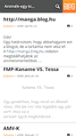 Mobile Screenshot of animemania.blog.hu