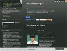 Tablet Screenshot of animemania.blog.hu