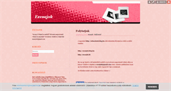 Desktop Screenshot of excsajok.blog.hu