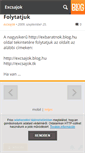 Mobile Screenshot of excsajok.blog.hu