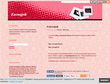 Tablet Screenshot of excsajok.blog.hu