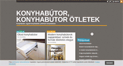 Desktop Screenshot of egyedi-konyhabutor.blog.hu