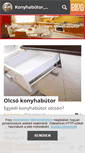 Mobile Screenshot of egyedi-konyhabutor.blog.hu