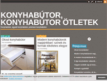 Tablet Screenshot of egyedi-konyhabutor.blog.hu