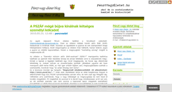Desktop Screenshot of penztvagyeletet.blog.hu