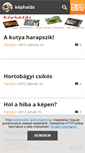 Mobile Screenshot of kephatas.blog.hu