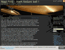 Tablet Screenshot of napifoto.blog.hu