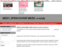 Tablet Screenshot of mzdy.blog.cz