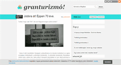 Desktop Screenshot of granturizmo.blog.hu