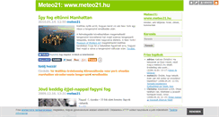 Desktop Screenshot of meteo21.blog.hu