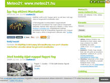 Tablet Screenshot of meteo21.blog.hu