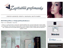 Tablet Screenshot of ladyvanilka.blog.cz