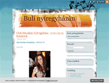 Tablet Screenshot of bulifotok.blog.hu