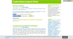 Desktop Screenshot of erdicsatornazas.blog.hu