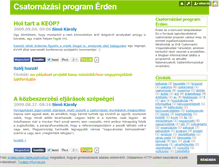 Tablet Screenshot of erdicsatornazas.blog.hu