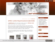 Tablet Screenshot of ajandekozon.blog.hu