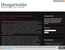 Tablet Screenshot of hungarisztan.blog.hu