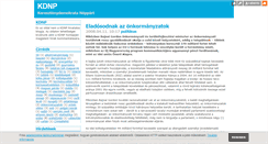Desktop Screenshot of kdnp.blog.hu