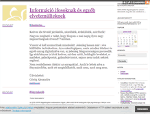 Tablet Screenshot of info-ifo.blog.hu