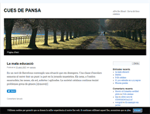 Tablet Screenshot of cuesdepansa.blog.cat