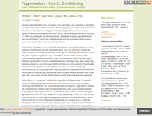 Tablet Screenshot of convict.blog.hu