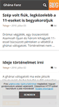 Mobile Screenshot of ghanafanz.blog.hu