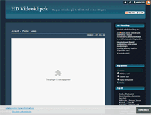 Tablet Screenshot of hdvideo.blog.hu