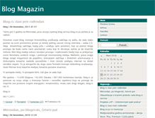 Tablet Screenshot of bbdana.blog.rs