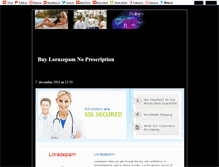 Tablet Screenshot of buylorazepamnoprescription.blog.cz