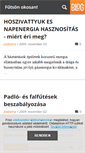 Mobile Screenshot of futesmegoldas.blog.hu