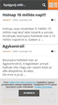 Mobile Screenshot of gyogyulj-otthon.blog.hu