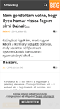 Mobile Screenshot of altervilag.blog.hu