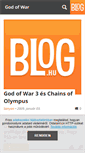 Mobile Screenshot of godofwar.blog.hu