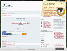 Tablet Screenshot of beac.blog.hu
