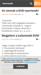 Mobile Screenshot of lolamesek.blog.hu