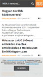 Mobile Screenshot of nda.blog.hu