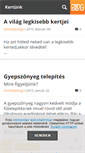 Mobile Screenshot of kertunk.blog.hu
