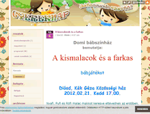 Tablet Screenshot of gyereknap.blog.hu