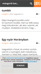 Mobile Screenshot of mangorlo.blog.hu