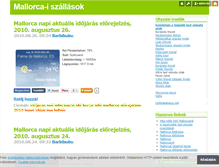 Tablet Screenshot of mallorcaszallas.blog.hu