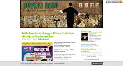 Desktop Screenshot of buvesz.blog.hu